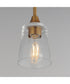 Hudson Mini Pendant Natural Aged Brass