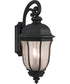 Harper 3-Light Outdoor Lighting Textured Black