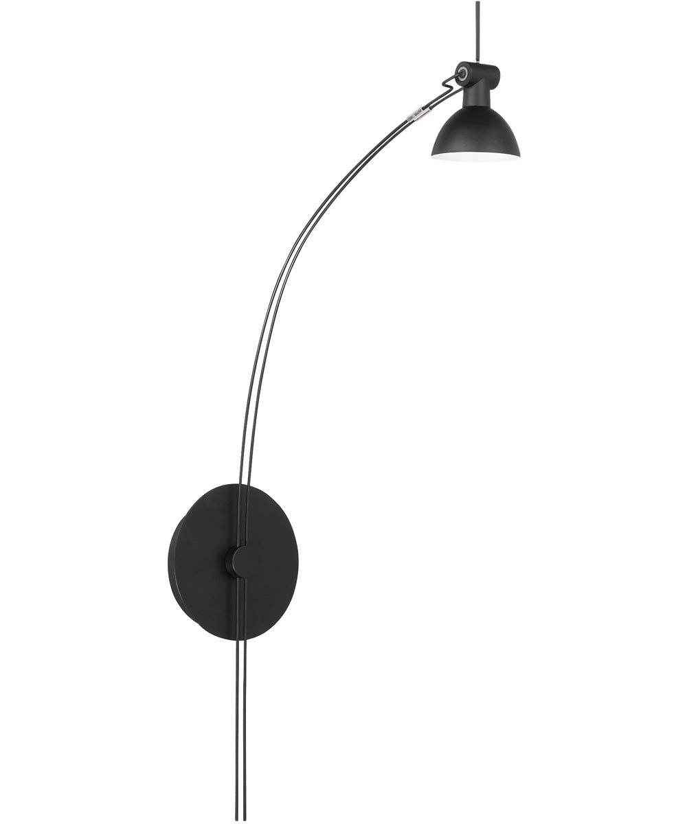 Ricardo 1-light Wall Mount Light Fixture Matte Black