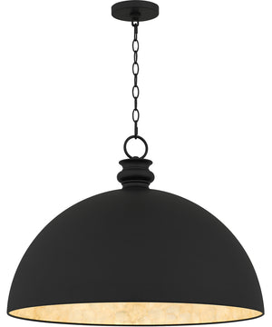 Braylon 1-light Pendant Matte Black