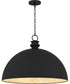 Braylon 1-light Pendant Matte Black