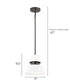 Lozano 9"W 1-Light White Finish Metal Cone Shade Indoor/Outdoor Pendant Light by Kichler