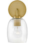 Percy 1-Light Medium Single Light Vanity in Lacquered Brass