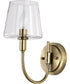 Brookside 1-Light Vanity & Wall Vintage Brass