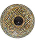 16" Wide Tiffany Fishscale Flush Mount