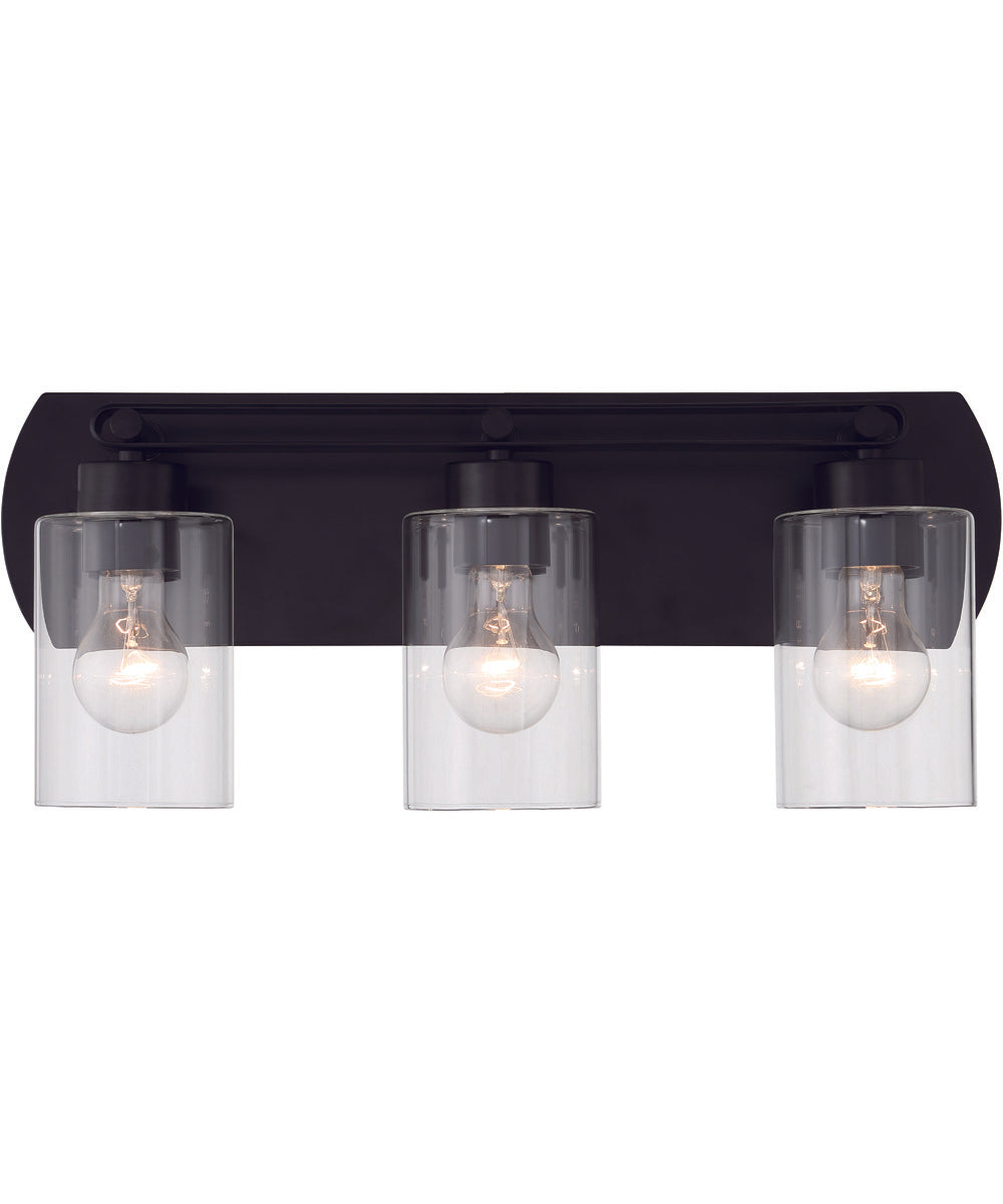 Hendrix 3-Light Lighting Flat Black