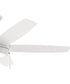 Nolyn V 52 in. 5-Blade Modern LED Ceiling Fan Matte White