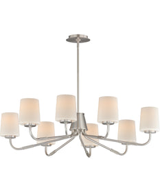 Durham 8-Light Chandelier Satin Nickel