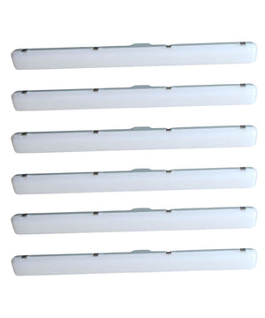 50"w Linear Vapor Tight 1-Light Integrated LED Light Strip [6 PACK] by RP Lighting
