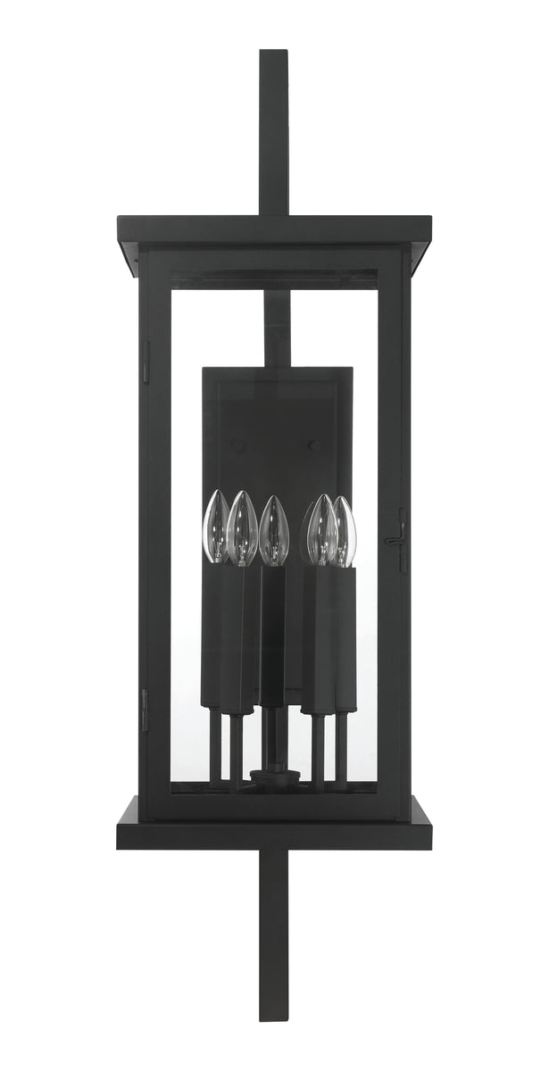Jordan 5-Light Outdoor Lighting Textured Black