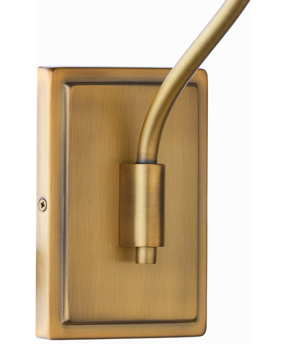 Sophia Wall Mount Light Fixture Brushed Brass