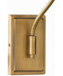 Sophia Wall Mount Light Fixture Brushed Brass