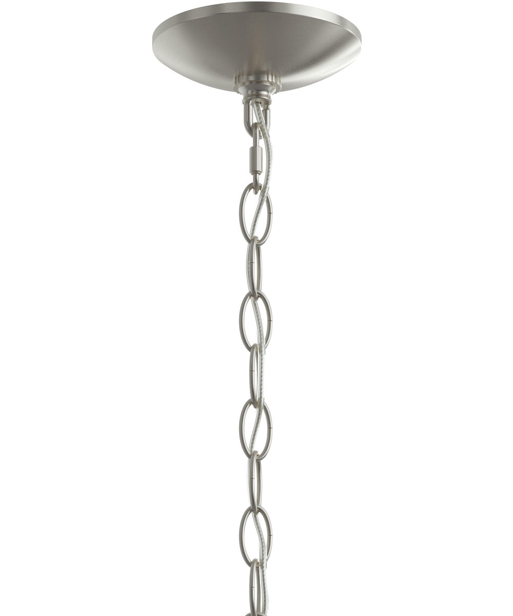 Ilia 9-Light Two-Tier Chandelier Brushed Nickel