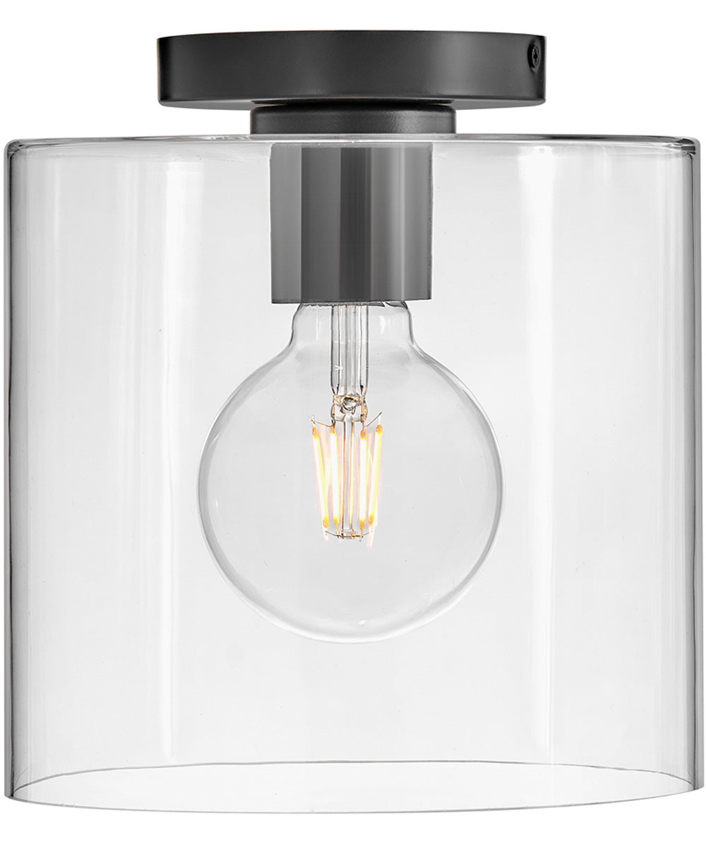 Pippa 1-Light Extra Small Flush Mount in Black