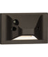 LED Indoor/Outdoor Integrated LED Wall or Step Light with Photocell Antique Bronze