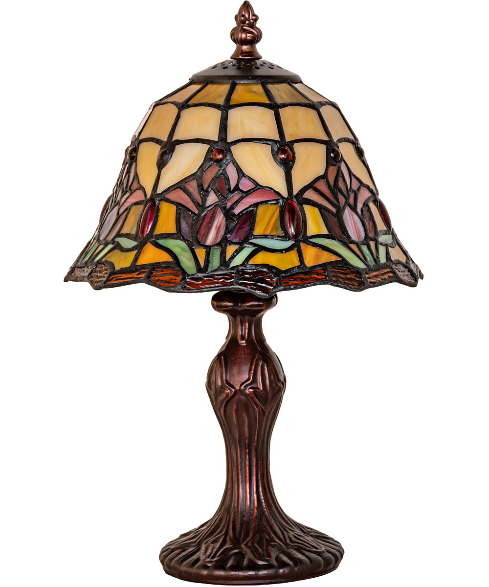13" High Colonial Tulip Mini Lamp