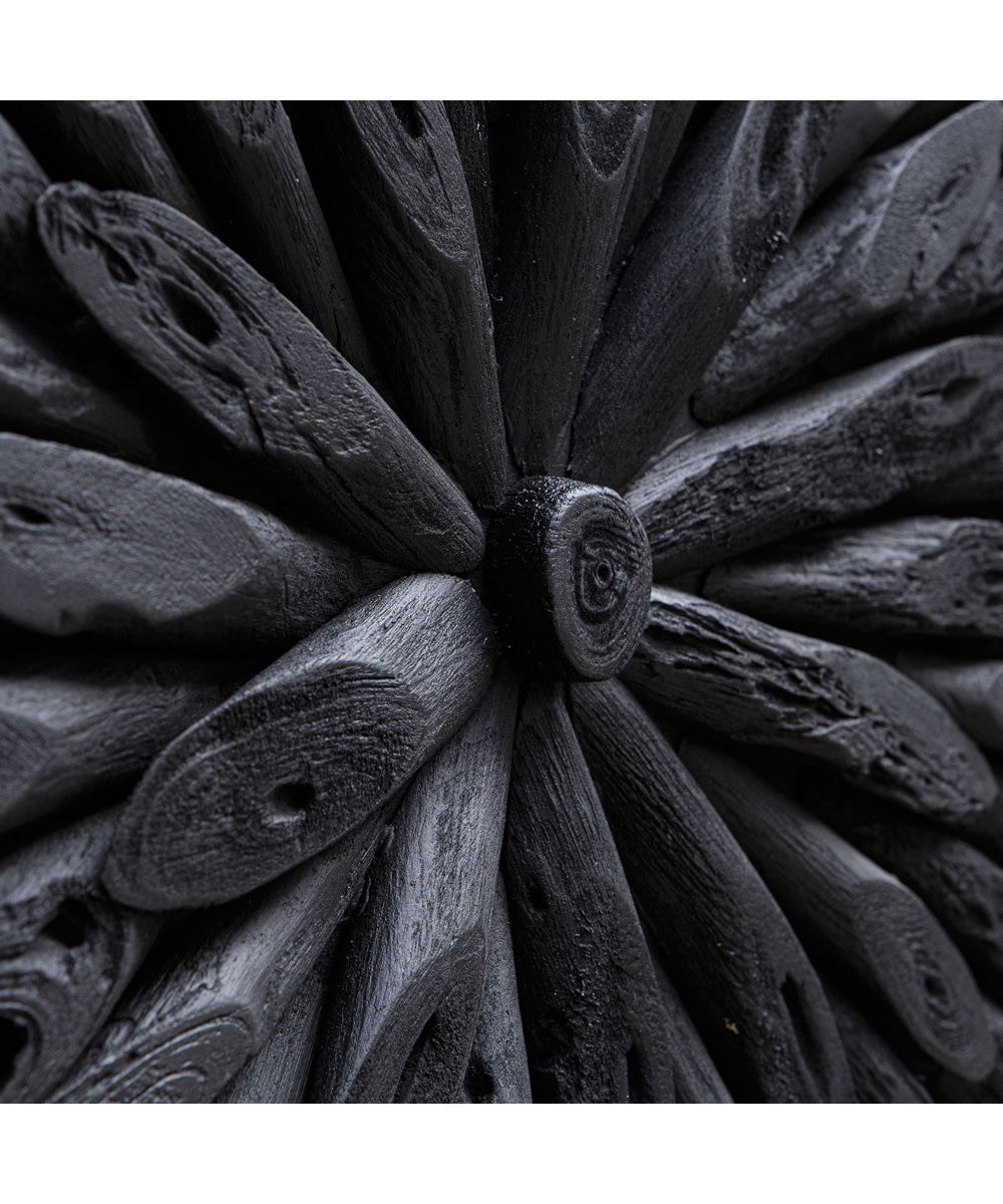 Bahama Black Wood Wall Decor
