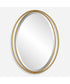 Rhodes Gold Oval Mirror