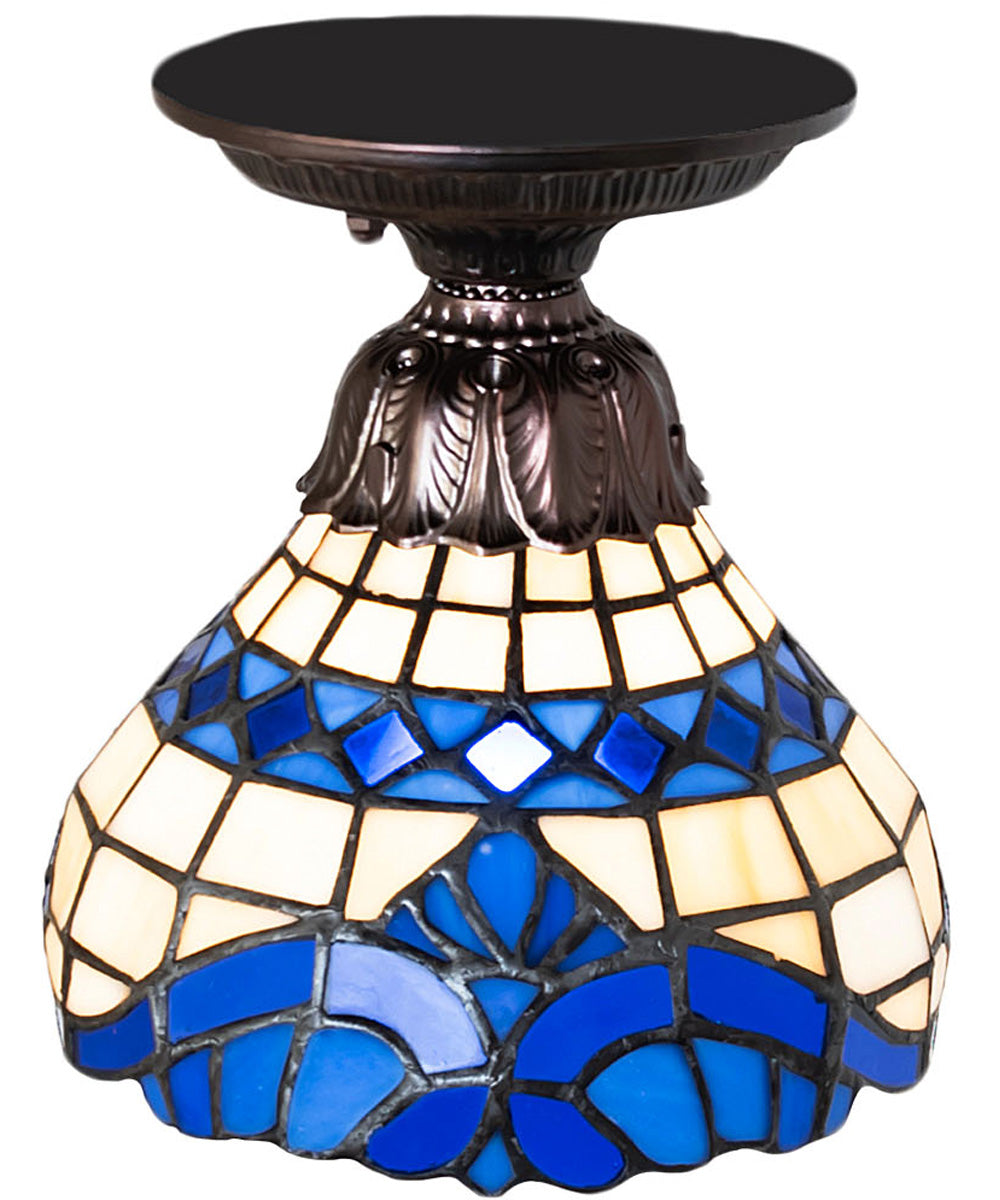 7" Wide Baroque Flushmount