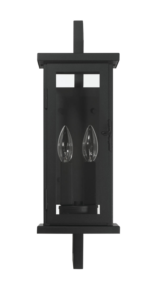 Jordan 2-Light Outdoor Lighting Textured Black