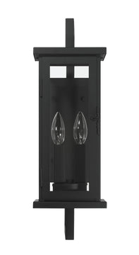 Jordan 2-Light Outdoor Lighting Textured Black
