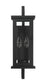 Jordan 2-Light Outdoor Lighting Textured Black