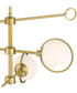 Teatro 3 Light Chandelier  Brushed Gold