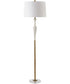 Colette White Stone Floor Lamp