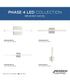 Phase 4 32 in. Large Modern Integrated 3CCT Integrated LED Linear Vanity Light Brushed Nickel