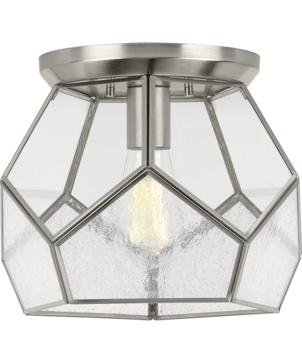 Cinq 1-Light 12" Flush Mount Brushed Nickel