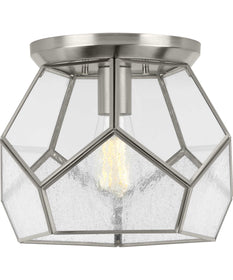 Cinq 1-Light 12" Flush Mount Brushed Nickel