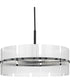 Seville 6-Light Contemporary Chandelier Matte Black
