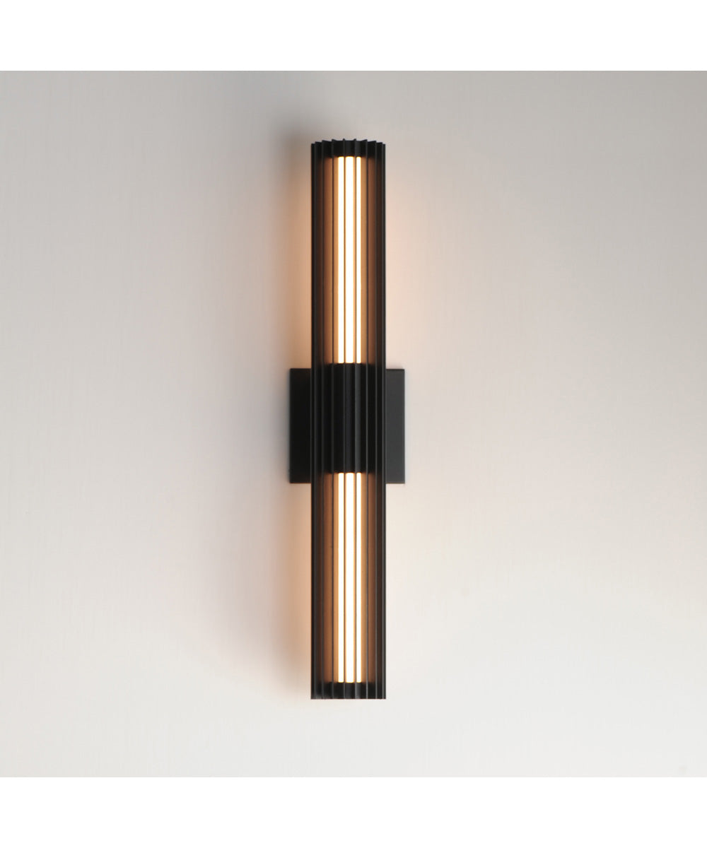 Citadel 24 inch LED Outdoor wall sconce Black