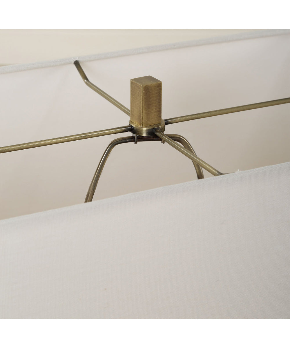 Turning Point Travertine Table Lamp