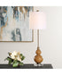 Sienna Caramel Glass Buffet Lamp
