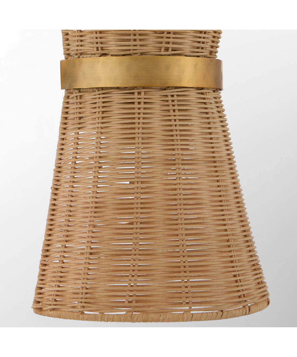 Fairview 2-light Sconce Brushed Brass