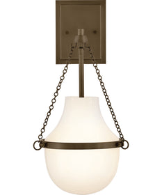 Collins 1-Light Medium Single Light Sconce in Heritage Bronze