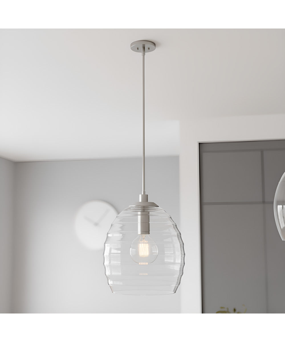 Lucy 1-light Mini Pendant Brushed Nickel