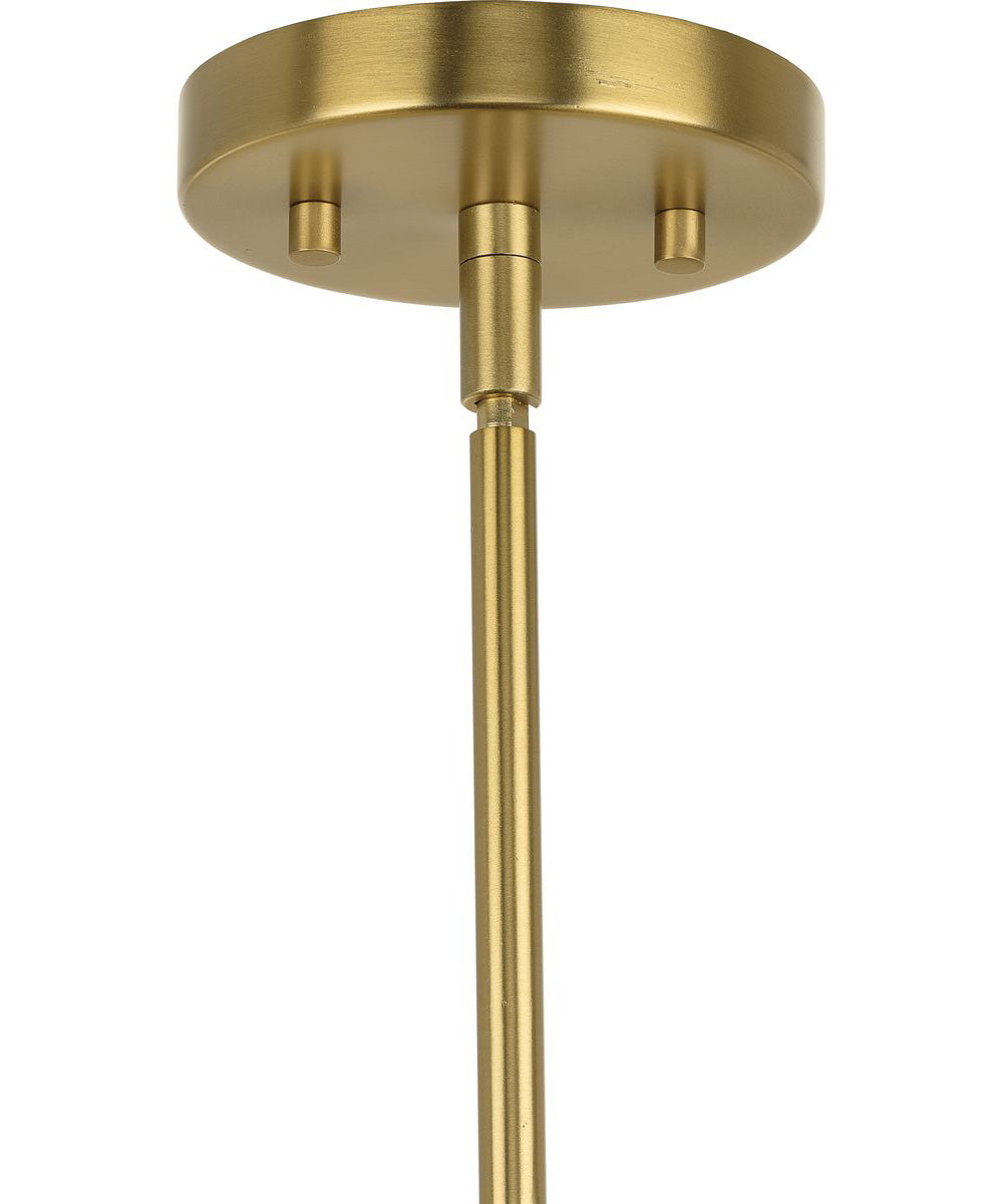 Arya 8-Light Linear Chandelier Brushed Gold