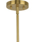 Arya 8-Light Linear Chandelier Brushed Gold