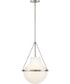 Collins 1-Light Medium Pendant in Polished Nickel