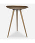 Lily Pad Antique Brass Accent Table