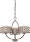 25"W Harlow 3-Light Chandelier Hazel Bronze