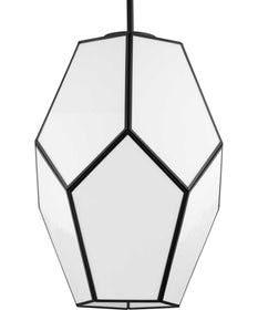Latham 1-Light Contemporary Pendant Matte Black