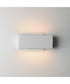 Blok 9 inch LED Outdoor Wall Sconce White