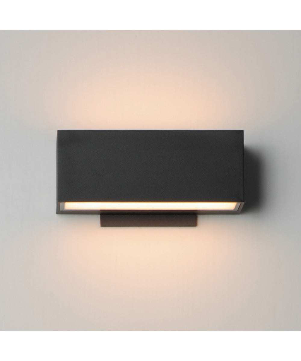 Blok 9 inch Outdoor Wall Sconce Black