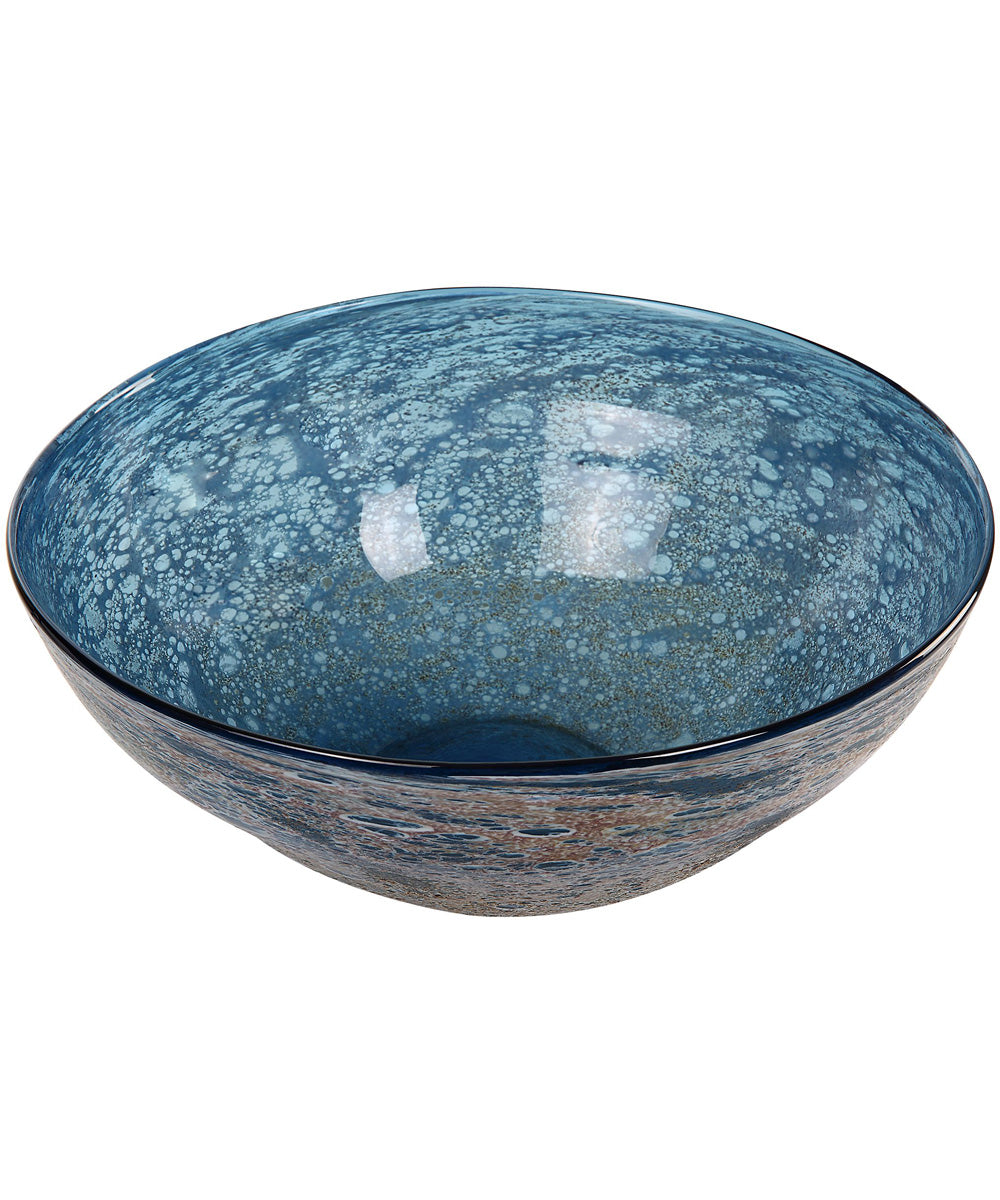 Genovesa Aqua Glass Bowl