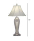 33"H 3-Way Table Lamp Antique Nickel