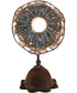 7" Wide Tiffany Flowering Lotus Wall Sconce