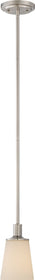 5"W Laguna 1-Light Pendant Brushed Nickel